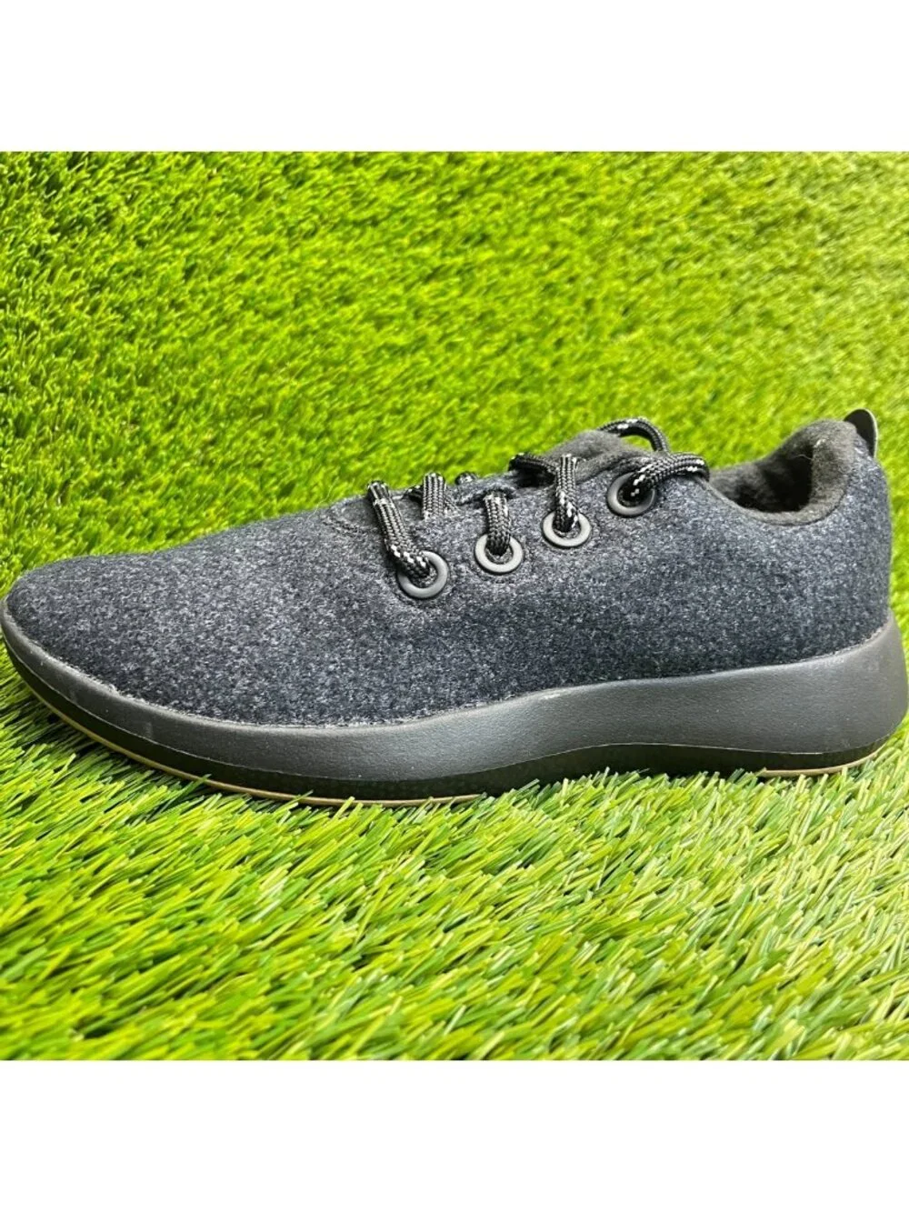 Allbirds Wool Runner Mizzle Womens Size 8 Black Athletic Running Shoes Sneakers